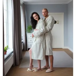 Халат махровый Мой дом универсальный с капюшоном Халат махровый Мой дом универсальный с капюшоном