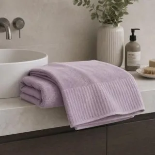 Cleanelly – Полотенце махровое Водопад, сиреневый Cleanelly – Полотенце махровое Водопад, сиреневый