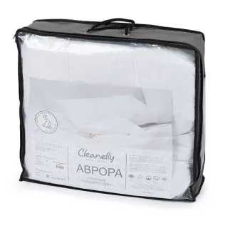 Cleanelly – Одеяло Аврора серый гусиный пух, размер 200Х220, 140Х205, 172Х205