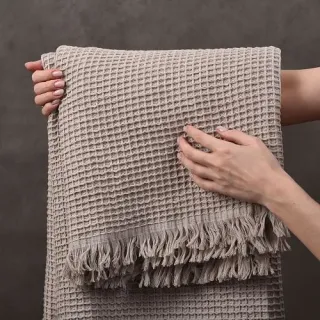 Плед Трепет 185x190 с бахромой