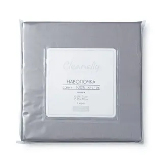 Cleanelly – Наволочка 70х70 ЛП (сатин), размер 70Х70 Cleanelly – Наволочка 70х70 ЛП (сатин), размер 70Х70