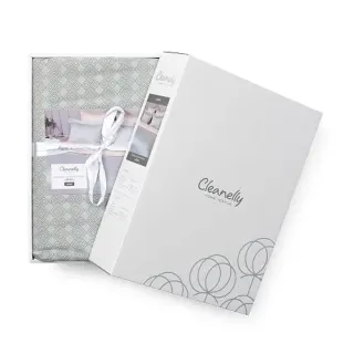Cleanelly – Комплект постельного белья Агат в подарочной упаковке, размер Дуэт, Евро Cleanelly – Комплект постельного белья Агат в подарочной упаковке, размер Дуэт, Евро