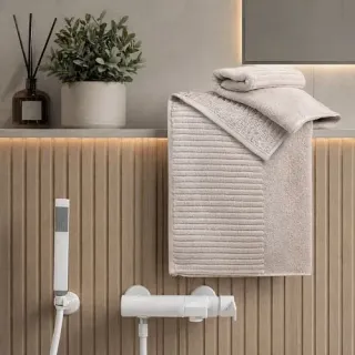 Cleanelly – Полотенце махровое Водопад, бежевый Cleanelly – Полотенце махровое Водопад, бежевый