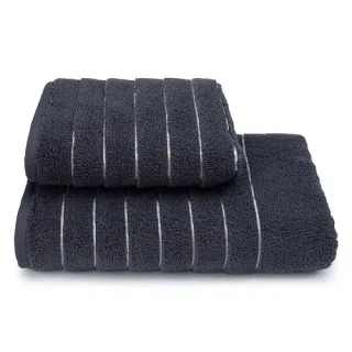 Cleanelly – Полотенце махровое Белый и черный, 
