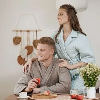 Халат вафельный Душа бохо женский Халат вафельный Душа бохо женский