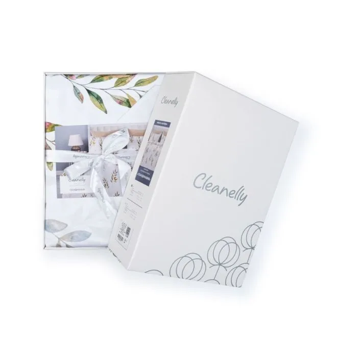 Cleanelly – Комплект постельного белья Скандинавия в подарочной упаковке , размер 1,5 спальное, Дуэт, 2 спальное, Евро Cleanelly – Комплект постельного белья Скандинавия в подарочной упаковке , размер 1,5 спальное, Дуэт, 2 спальное, Евро