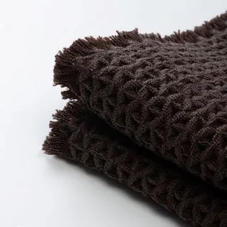 Cleanelly – Коврик для ванной комнаты рельефный , коричневый