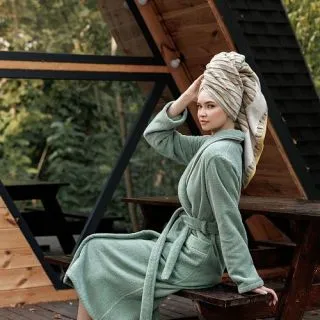 Полотенце махровое Природа жизни с петелькой Полотенце махровое Природа жизни с петелькой