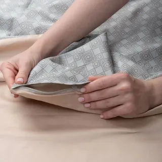 Cleanelly – Комплект постельного белья Агат в подарочной упаковке, размер Дуэт, Евро Cleanelly – Комплект постельного белья Агат в подарочной упаковке, размер Дуэт, Евро