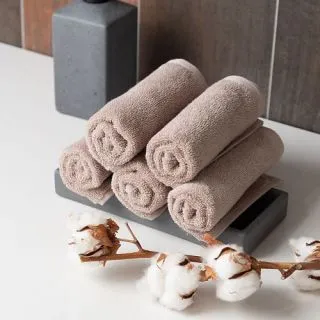 Cleanelly – Салфетка махровая 30х30 Основа комфорта, бежевый