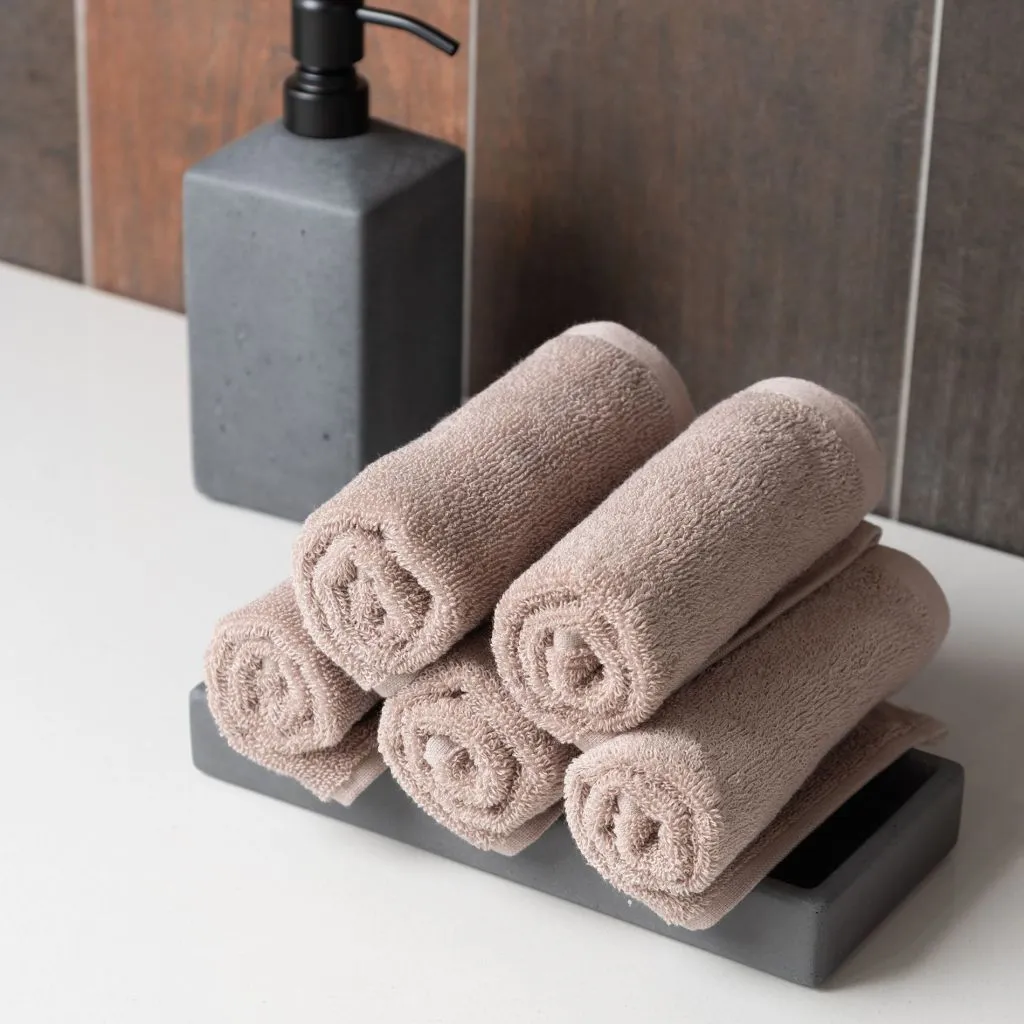 Cleanelly – Салфетка махровая 30х30 Основа комфорта, бежевый