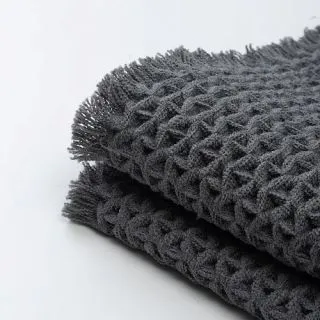 Cleanelly – Коврик для ванной комнаты рельефный , серый