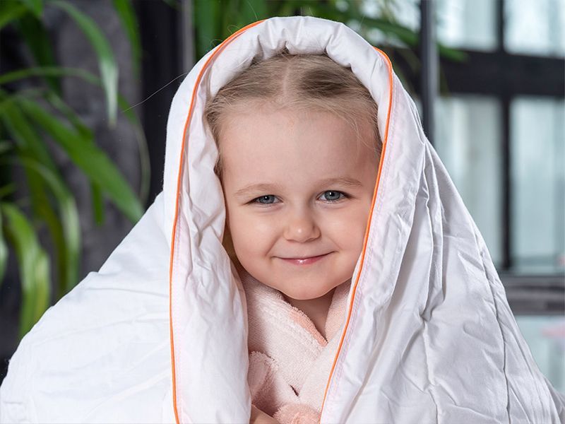 Размер детского одеяла: как выбрать