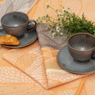 Cleanelly – Комплект гладкотканных полотеннец Золотой сад, Cleanelly – Комплект гладкотканных полотеннец Золотой сад,