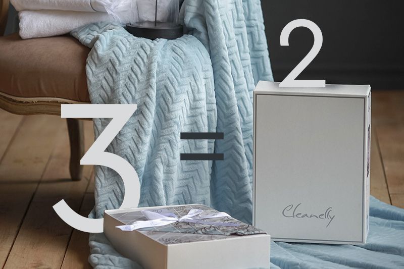 «3=2» в Cleanelly: больше подарков к Новому году!