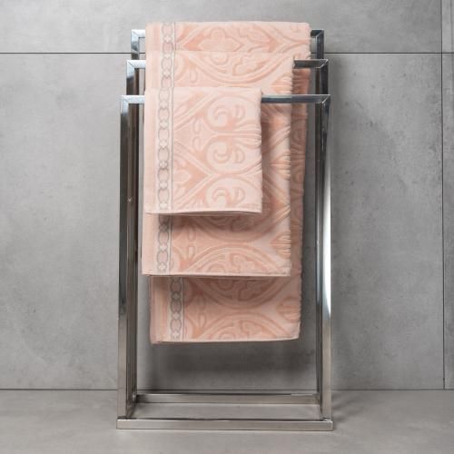 Cleanelly – Полотенце махровое Motivi veneziani в подарочной коробке, розовый