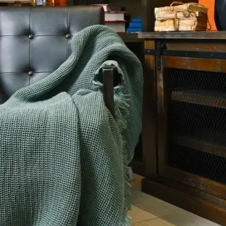 Плед Caldo 170х130 с бахромой 