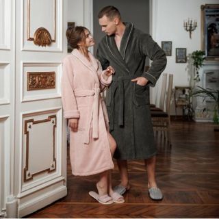 Халат махровый Современный винтаж женский