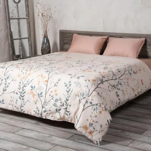 Cleanelly – Комплект постельного белья АЙВА, размер 1,5 спальное, 2 спальное, Дуэт, Евро