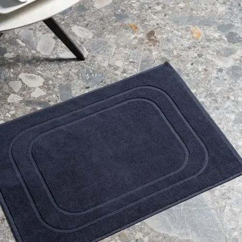 Cleanelly – Коврик для ног 50х70 махровый Base del comfort, графит