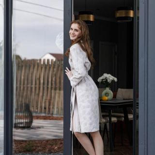 Халат гладкотканый Gioia di vivere женский
