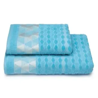 Cleanelly – Полотенце махровое Perle di mare, голубой