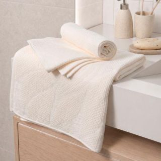 Cleanelly – Полотенце рельефное Шелест, молочный Cleanelly – Полотенце рельефное Шелест, молочный