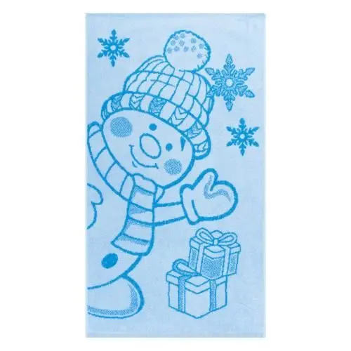 Полотенце махровое New year's snowman
