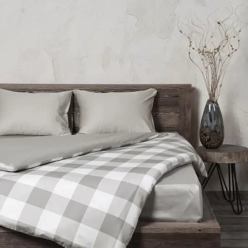 Cleanelly – Комплект постельного белья ТАУП, размер 1,5 спальное, 2 спальное, Дуэт, Евро