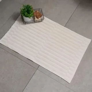 Cleanelly – Коврик для ног 45х70 махровый Mia armonia, молочный