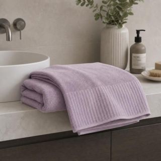 Cleanelly – Полотенце махровое Водопад, сиреневый Cleanelly – Полотенце махровое Водопад, сиреневый