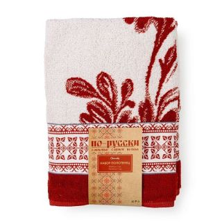 Cleanelly – Набор махровых полотенец Scarlet flower , 