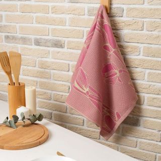 Cleanelly – Полотенце вафельное Magnolia in fiore 50х70 , 