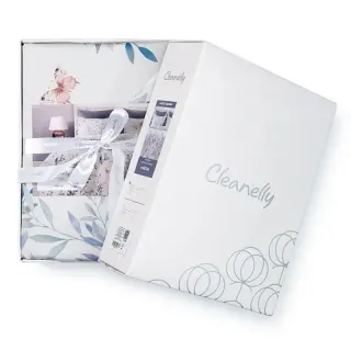 Cleanelly – Комплект постельного белья Нектар в подарочной упаковке , размер 1,5 спальное, 2 спальное, Дуэт, Евро