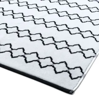 Cleanelly – Полотенце махровое Bianco e nero, 