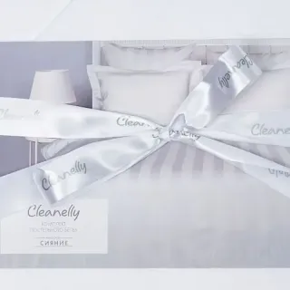 Cleanelly – Комплект постельного белья Сияние в подарочной упаковке  , размер Дуэт, Евро
