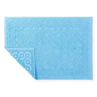 Cleanelly – Коврик для ног махровый Pecorella, голубой