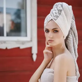 Полотенце махровое Alma di boho с петелькой