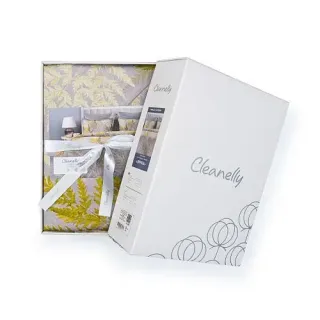 Cleanelly – Комплект постельного белья Эрика в подарочной упаковке , размер 1,5 спальное, 2 спальное, Дуэт, Евро