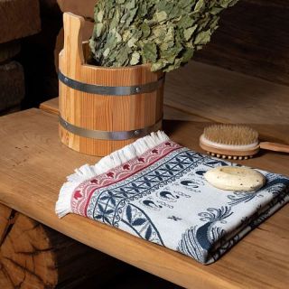 Рельефное полотенце Мезень 95х170