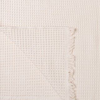 Плед жаккардовый Coperta с бахромой