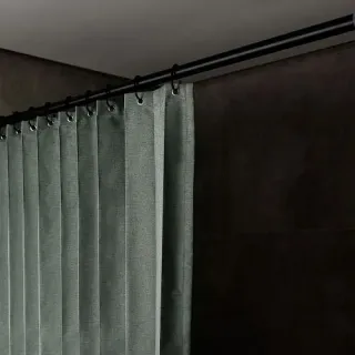 Штора для ванной комнаты Cleanelly 180х200 тканевая 