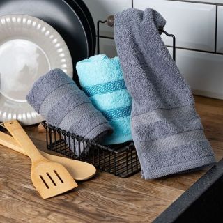 Cleanelly – Полотенце махровое Nastro 30х60, голубой