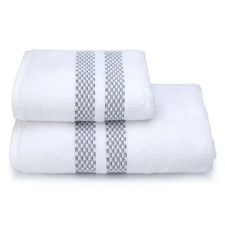 Cleanelly – Полотенце махровое Белый и черный, белый