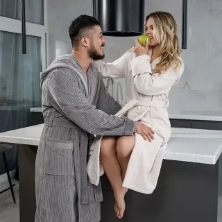 Халат махровый Mia armonia женский с капюшоном
