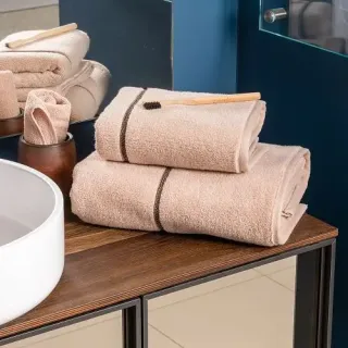 Cleanelly – Полотенце махровое Base del comfort, бежевый
