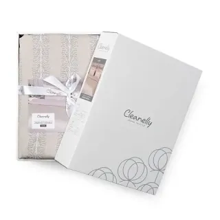Cleanelly – Комплект постельного белья Нежное облако в подарочной упаковке, размер Дуэт, Евро