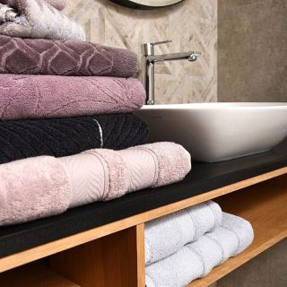 Cleanelly – Полотенце махровое Solo uno, сиреневый туман