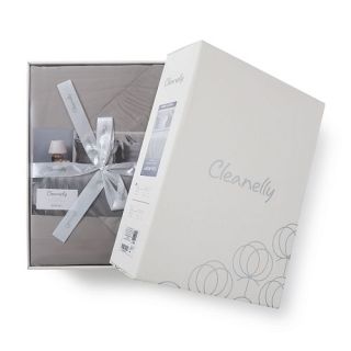 Cleanelly – Комплект постельного белья Жемчуг в подарочной упаковке, размер Дуэт, Евро