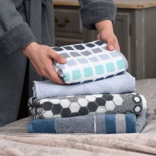 Полотенце махровое Лимонная роща с петелькой